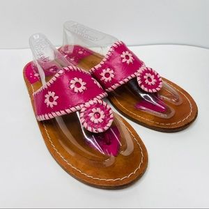 STEVEN SALARIO Leather Flip Flops Thong Sandal 9.5